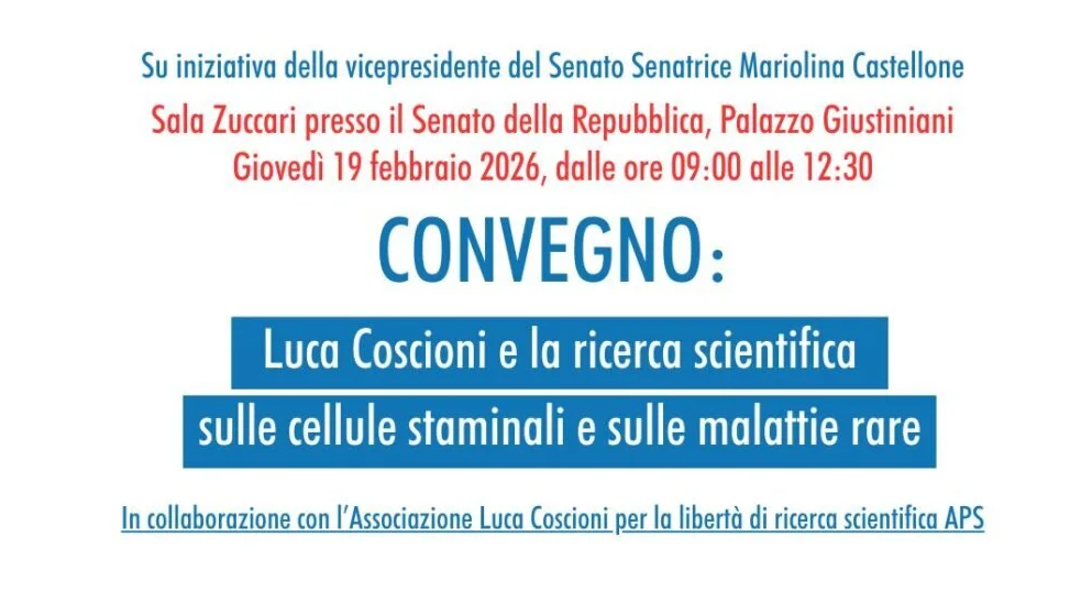 Luca Coscioni e la ricerca scientifica sulle cellule staminali e sulle malattie rare